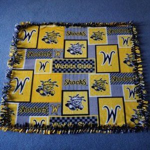 Wichita State Shockers No Sew Fleece Blanket